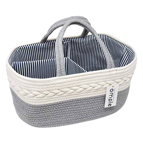 Baby Diaper Caddy Organizer-Rope Diaper Caddy-Cotton Rope