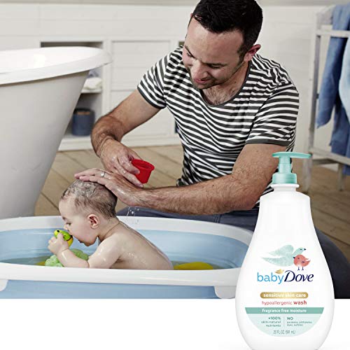 Dove Sensitive Skin Care Baby Wash Moisture Fragrance Free