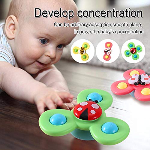 HPYYKE Suction Cup Spinning Top Toy Baby Toy
