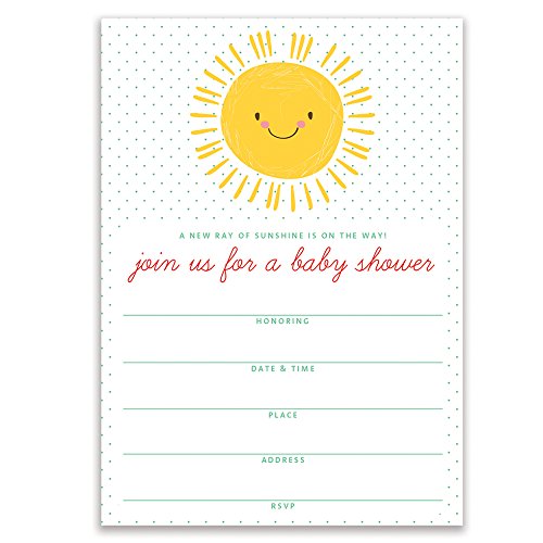 Boy Girl Baby Shower Invitation Newborn