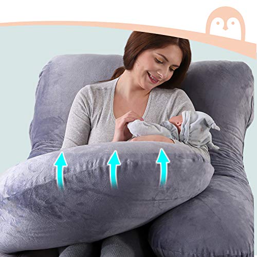 Momcozy Pregnancy Pillows, U Shaped Full Body Maternity Pillow