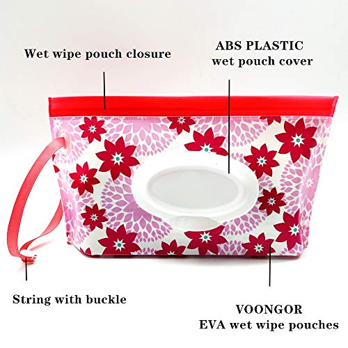 VOONGOR Portable Refillable Wet Wipe Pouch