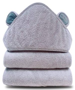 Baby Hooded Bath Towel - Organic Bamboo Super Absorbent