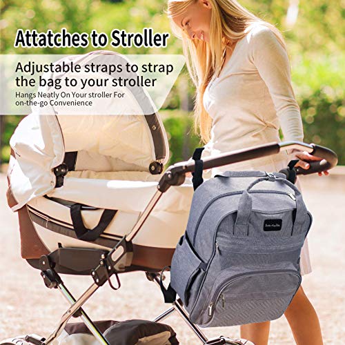 Experience Parenting Bliss with the Multifunction Diaper Bag Backpack – Ideal for On-the-Go Parents! 🎒👶