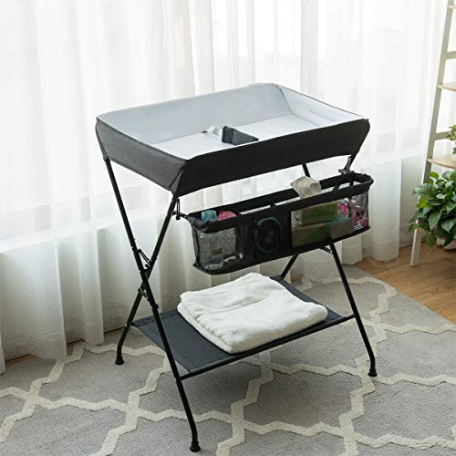 Transform Parenting with the Portable Baby Diaper Desk - Space-Saving Nursery Organizer with Safety Features! 🍼👶