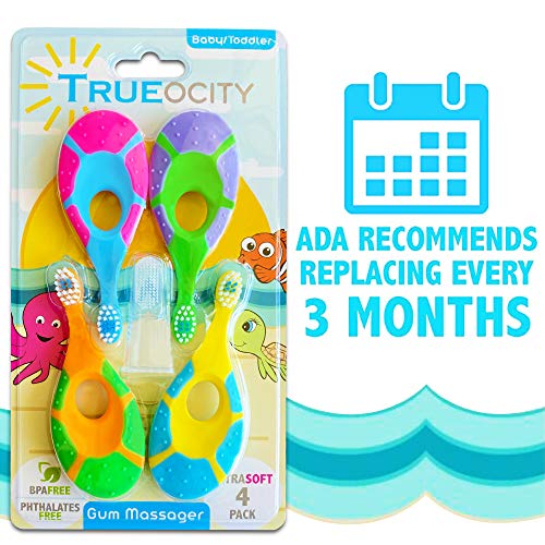 Trueocity Baby Toddler Teether Toothbrush Set 🦷👶