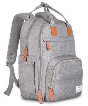 TETHYS Diaper Bag Backpack Multifunction Waterproof