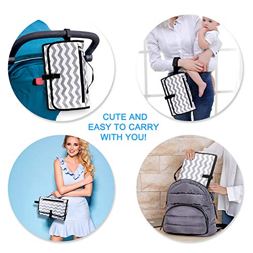 Portable Baby Changing Pad – Lightweight and Waterproof Travel Mat with Smart Storage