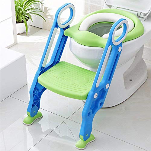 Potty Training Toilet Seat with Step Stool Ladder for Kid and Baby