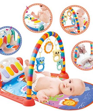 Baby Play Gym Activity Mat for Floor Kick and Play Piano