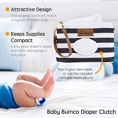 Baby Bumco Diaper Clutch Bag - Water Resistant;