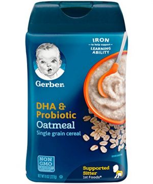 Gerber Baby Cereal DHA, Probiotic Oatmeal Baby Cereal