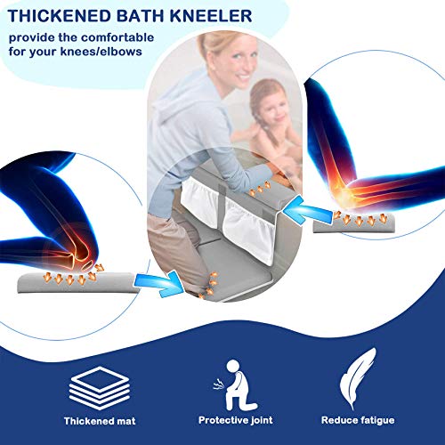Bath Kneeler and Elbow Rest Set for Happy Baby Bathing Time