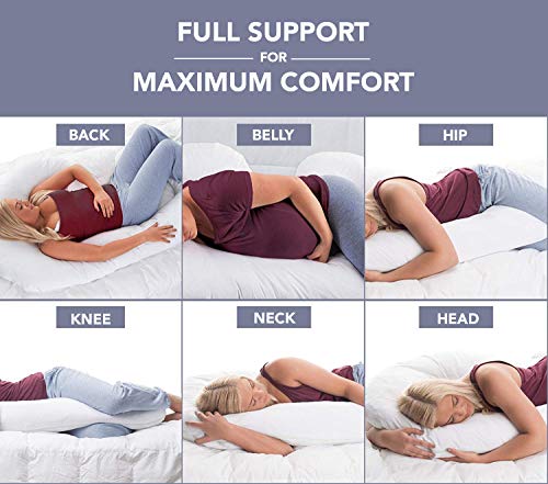 COMFYSURE Full Body Pregnancy Pillow - 58" C Shaped
