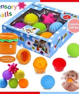 Multi Ball Set for Babies Toddlers Stress Relief