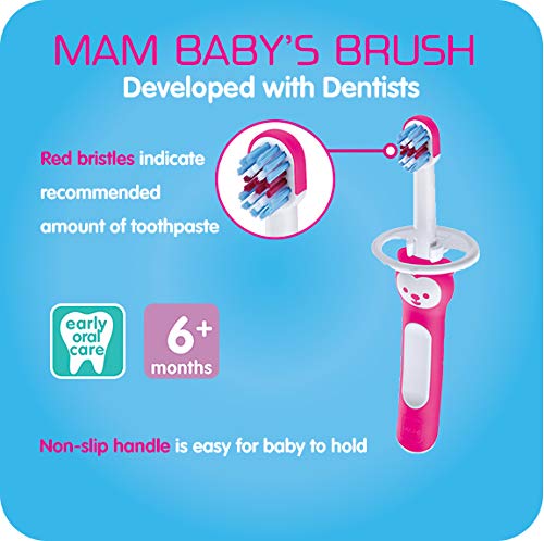 Pink Baby Toothbrushes The Bear Character