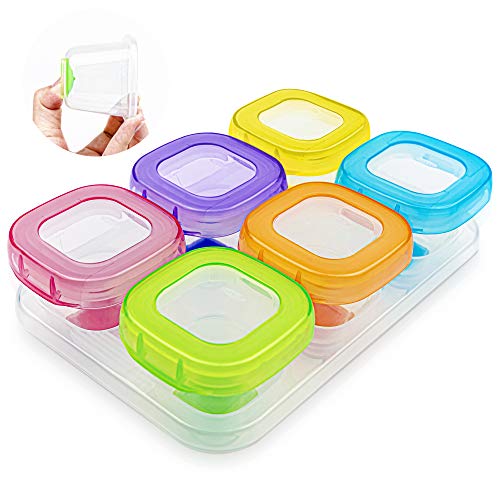 6Pcs 2oz Baby Food Blocks Containers