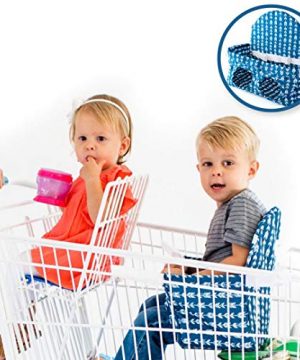 Buggy Bench Shopping Cart Seat Carrier (Navy Blue)