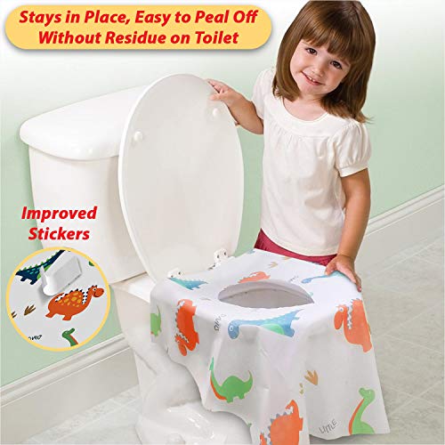 Disposable Toilet Seat Covers for Toddlers - Individually Wrapped