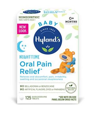 Hyland's Baby Nighttime Oral Pain Relief Tablets with Chamomilla