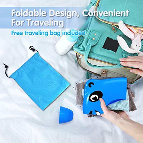Portable Potty Seat for Toddler, Foldable Potty Training Toilet Seat Cover