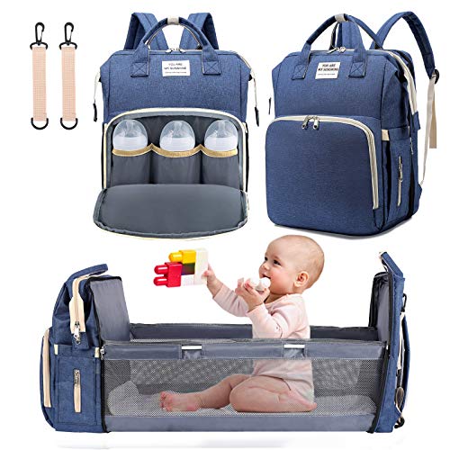 3 in 1 Diaper Bag Backpack with Changing Station