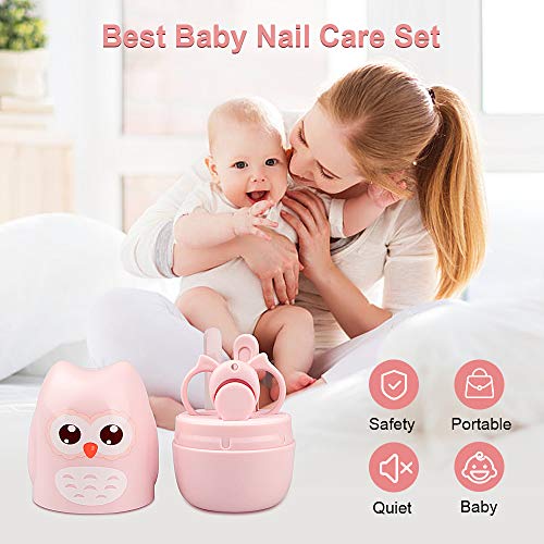 4-in-1 Baby Nail Care Set Safe Baby Manicure kit for Newborn