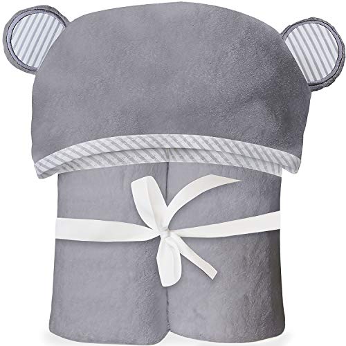 Babies, Toddlers Soft Bamboo Hooded Baby Towel