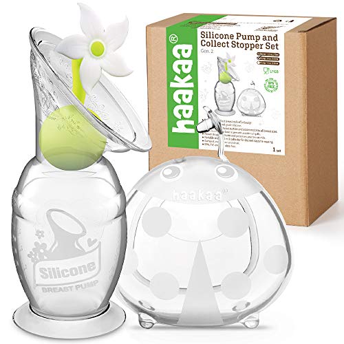 Breastfeeding Manual Breast Pump with White Stopper