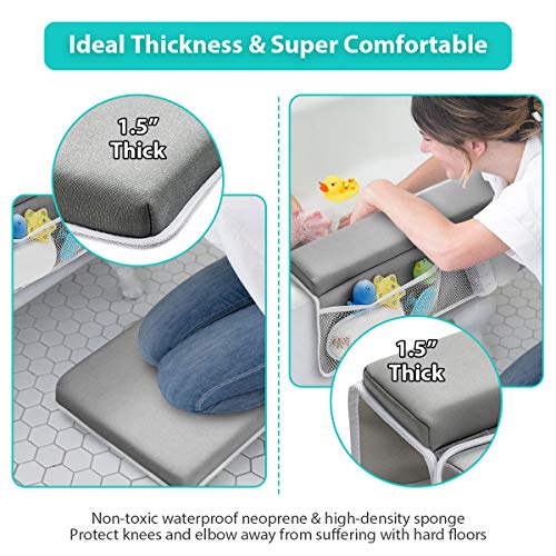 Bath Kneeler and Elbow Rest Pad Set: Comfort and Fun for Bath Time