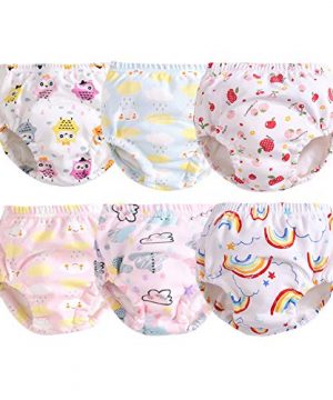 Orinery Cotton Reusable Toddler Baby Training Pants 6-Pack