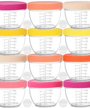 Youngever 18 Sets Baby Food Storage with Lids