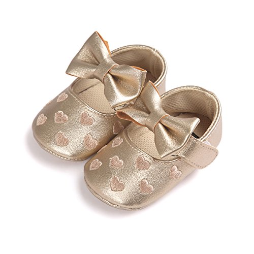 Cute Bow Crib Shoes Infant Prewalker