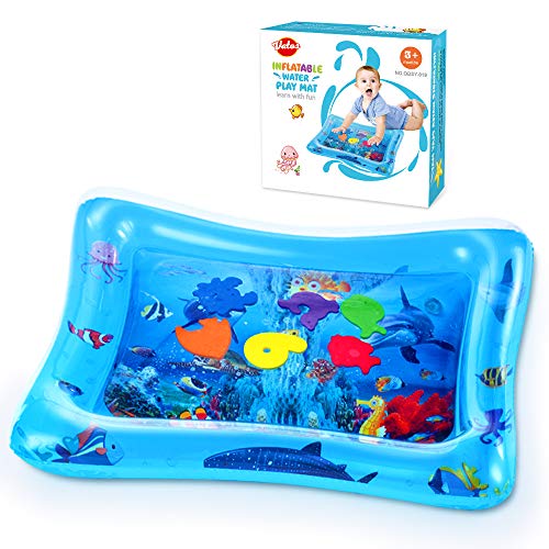 VATOS Tummy Time Baby Water Play Mat Toys
