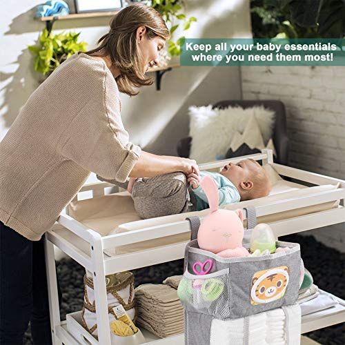 Accmor Hanging Baby Diaper Caddy Organizer with Paper Pocket