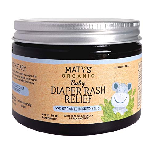 Maty's Baby Diaper Rash Relief - Made With 99 % Organic Ingredients.