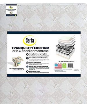 Serta Tranquility Eco Firm Innerspring Crib and Toddler Mattress