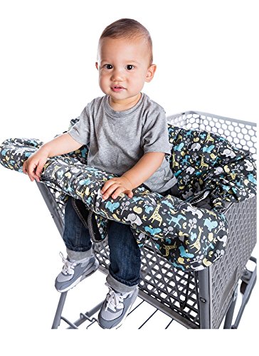 2-in-1 Shopping Cart Cover and High Chair Cover, Universal Fit