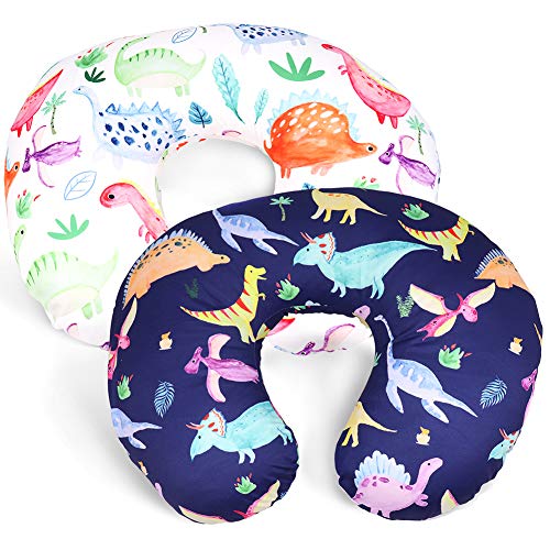 Dinosaur Nursing Pillow Cover Set for Baby Boys or Girls