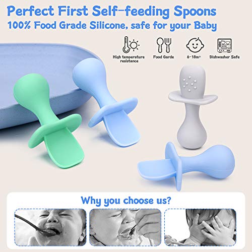 Toddler Utensils Baby Led Weaning Spoons