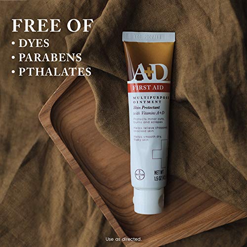 A+D First Aid Ointment - Moisturizing Skin Protectant for Dry Cracked Hands