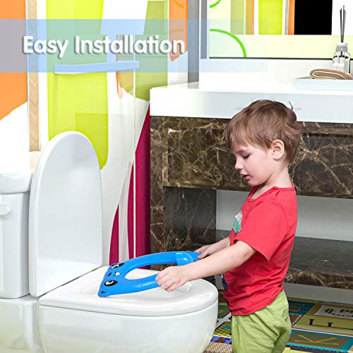 Portable Potty Seat for Toddler, Foldable Potty Training Toilet Seat Cover