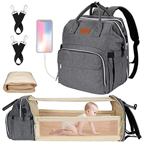 Baby Diaper Bag, Diaper Bag with Changing Station