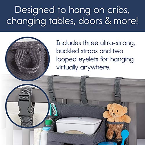 hiccapop Hanging Diaper Organizer for Changing Table and Crib