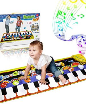 RenFox Kids Musical Mats, Music Piano Keyboard Dance