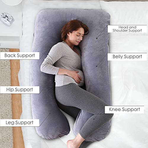 Kingta Pregnancy Pillow U Shaped Full Body Pillow
