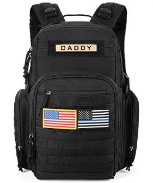 MIRACOL Diaper Bag for Dad, Military Baby Bag Backpack