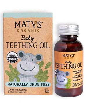 Maty’s Organic Baby Teething Oil - Organic Teething Relief for Baby