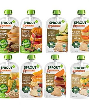 Sprout Organic Baby Food, Stage 3 Pouches, 8 Flavor Meat