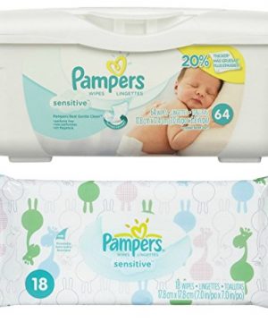 Pampers Baby Wipes Tub, Sensitive